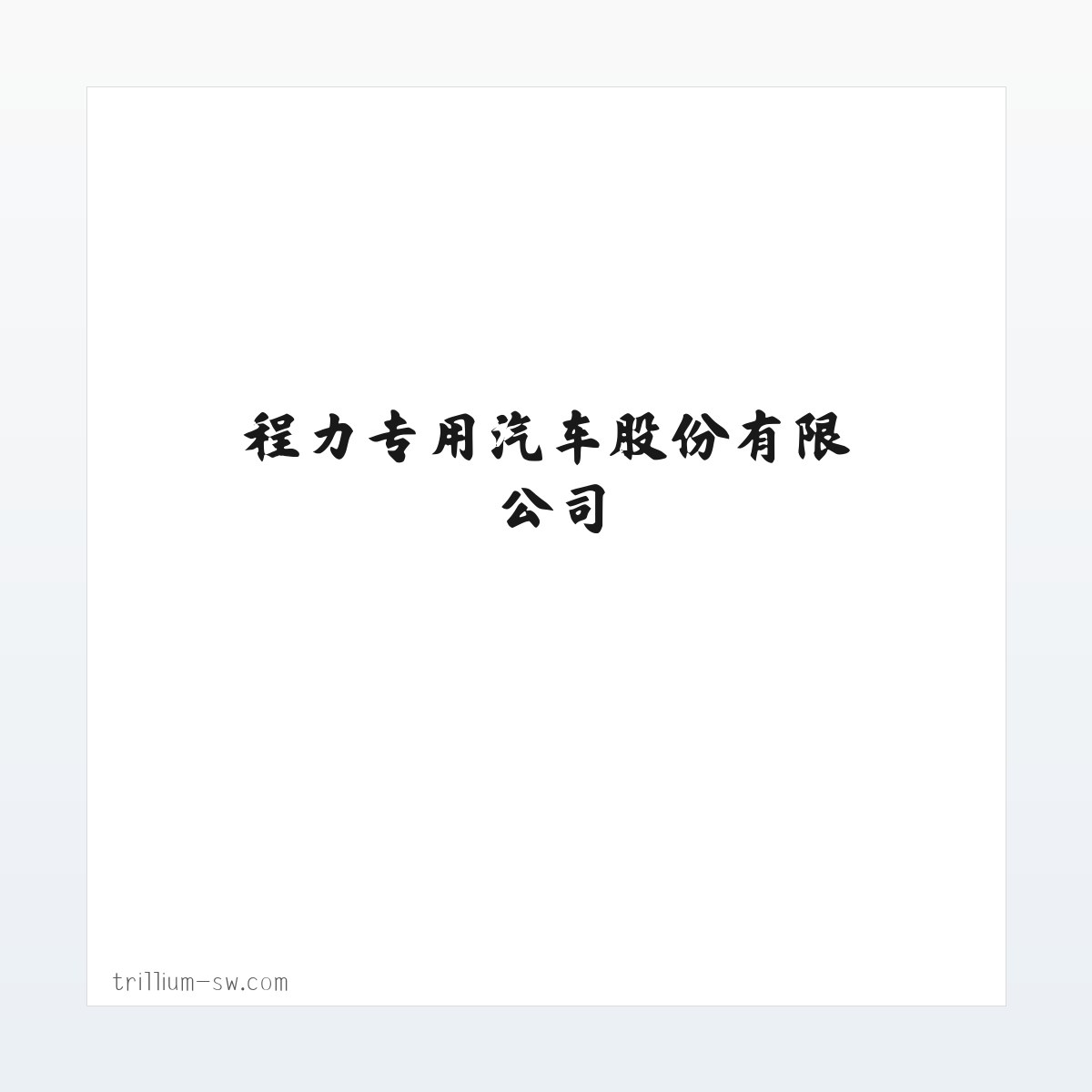 程力专用汽车股份有限公司 方图